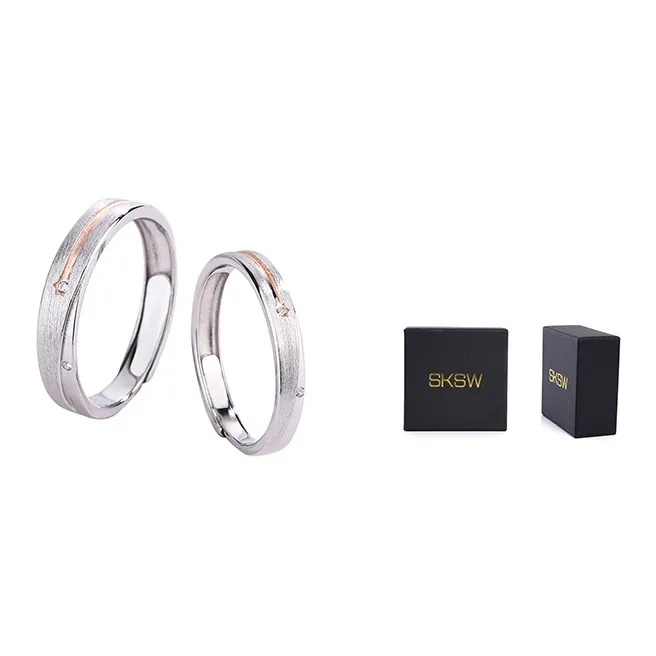 SKSW 925 Sterling Silver Rings Unisex-1