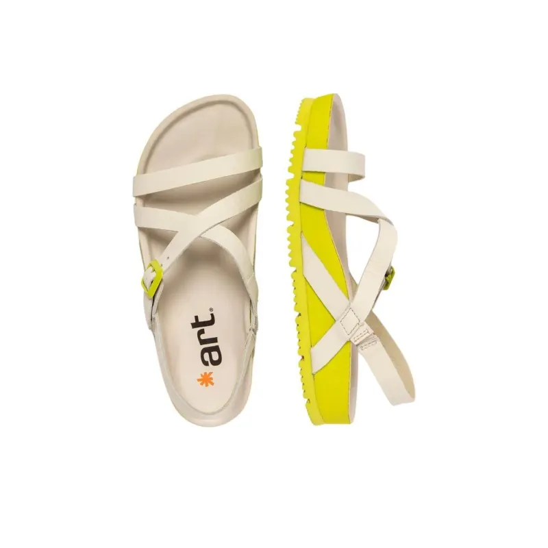 Art BURDEOS Strap Sandals Women's Beige-2