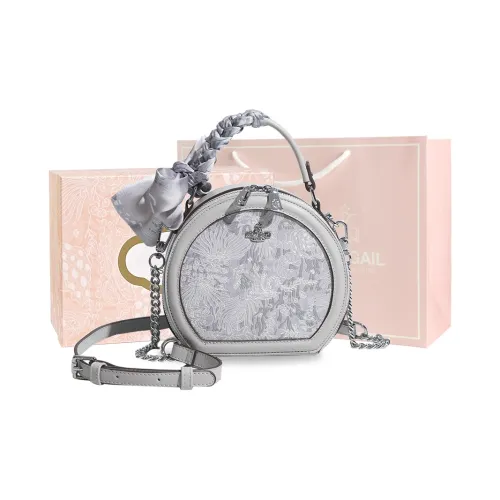 MISS GAIL PU Handbag Shoulder Bag Crossbody Bag Regular Women's Gray/Pink/Blue