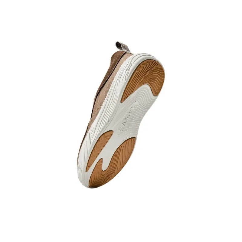 CAMEL Anti Slip And Wear Resistant Height Increasing Low Top Casual Shoes Men's-2