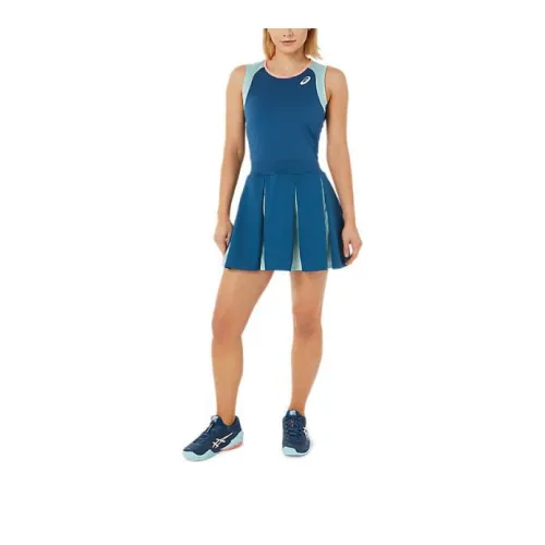 Asics Sleeveless Dresses Women's Blue
