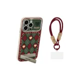 Electroplated Full-View Window-Silver[Diamond Pattern Heart+Bracelet+Stands]