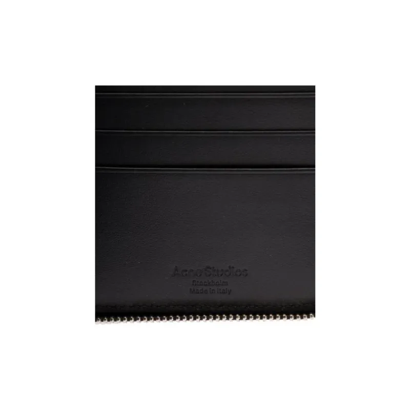 Acne Studios Leather Wallet Men's Black-3