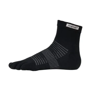 INJINJI Mid-Calf Socks Unisex 1 Pack Black