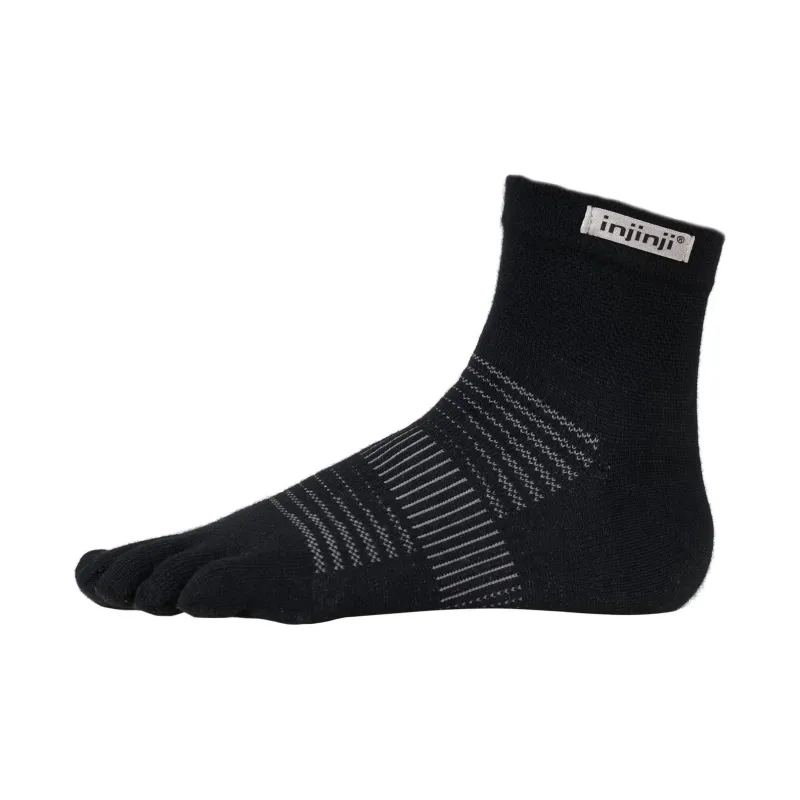 INJINJI Mid-Calf Socks Unisex 1 Pack Black-0