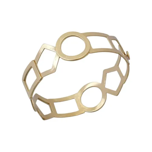 ANARTXY Surgical Steel Wristbands Women's Gold