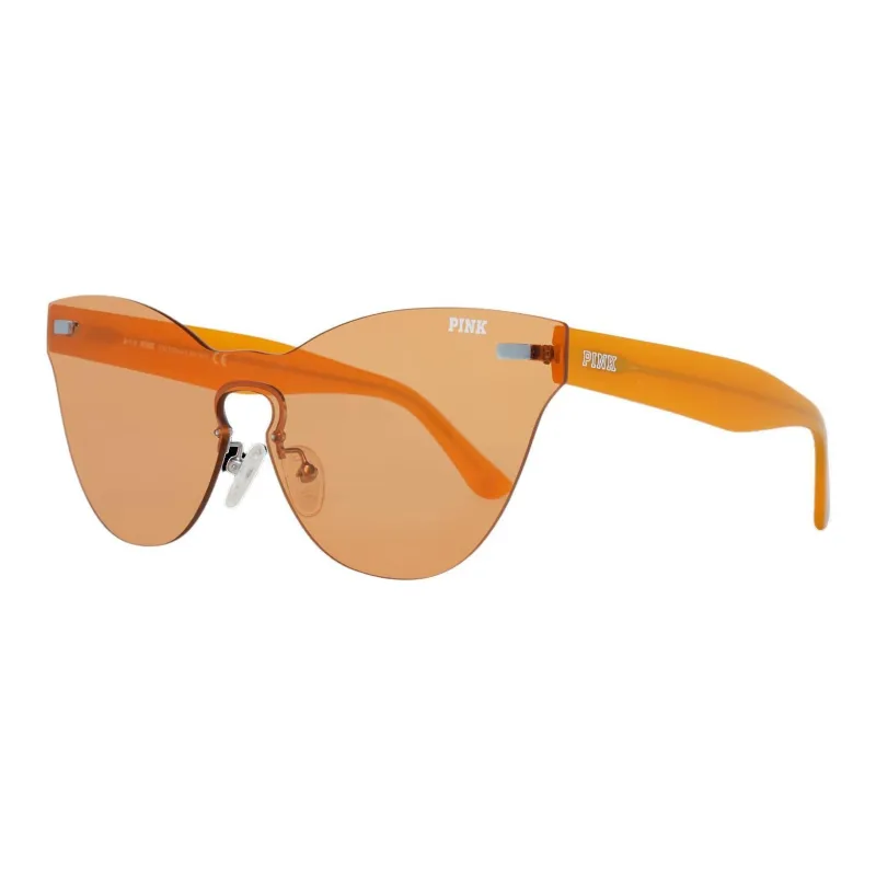 Victoria's Secret Acetate Irregular Shape Sunglasses Women's Orange-0
