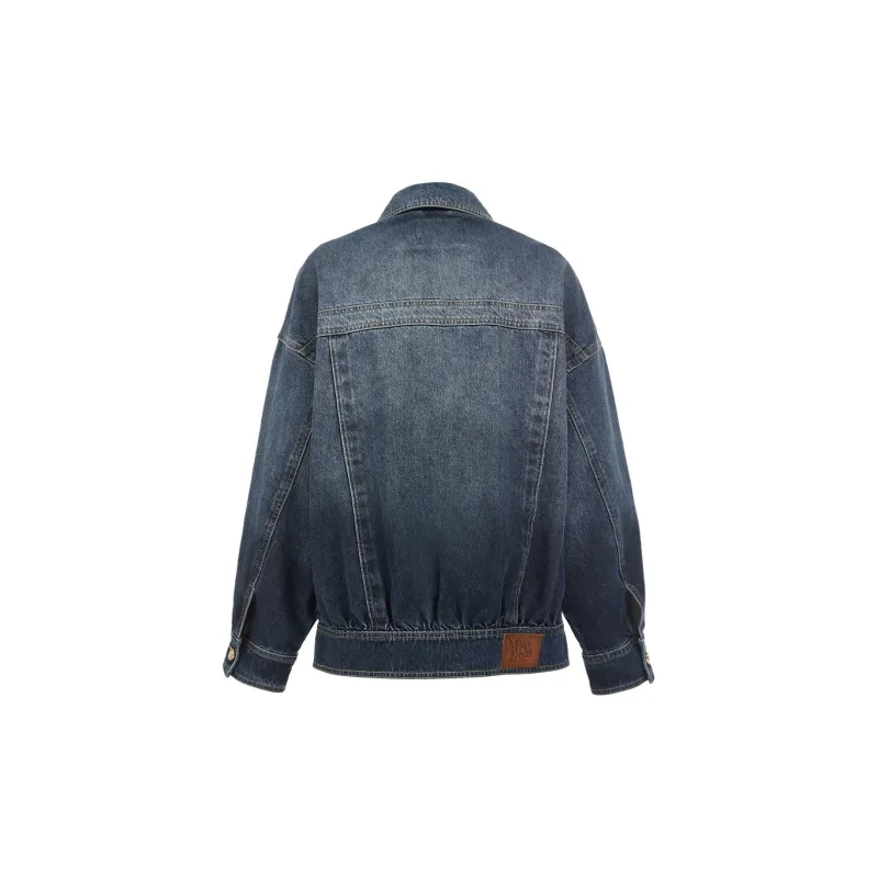 ONLY Denim Jacket Women's Washed Denim Blue-1