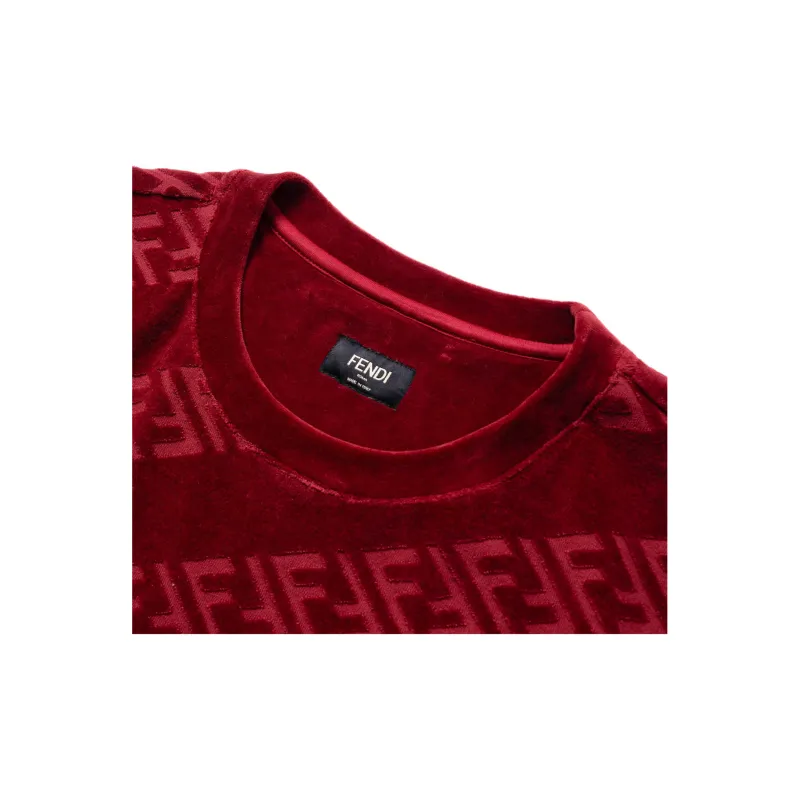 FENDI T Shirts Men Red-6