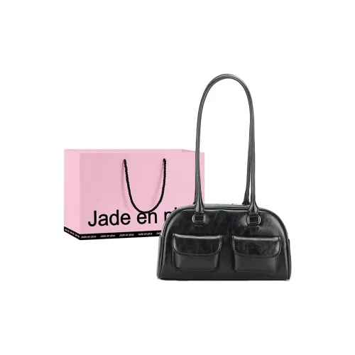 Jade En Plus PU Shoulder Bag Regular Women's Blue/Ecru/Black/Brown