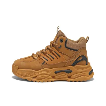PLAY COBBLER Anti Slip And Wear Resistant Height Increasing High Top Casual Shoes Men's