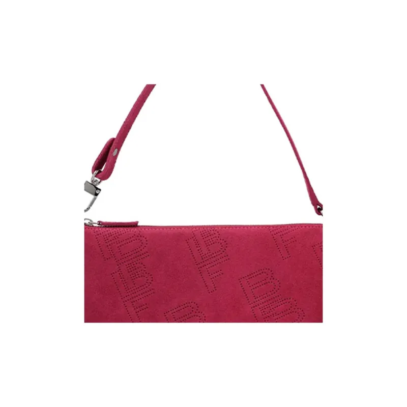 By Far Rachel Suede Shoulder Bag, Shoulder Bag Trumpets Women's Fuchsia-2