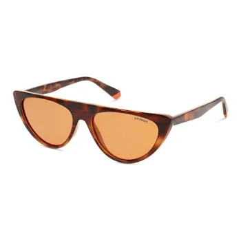 Polaroid Aviator Sunglasses Women's Brown