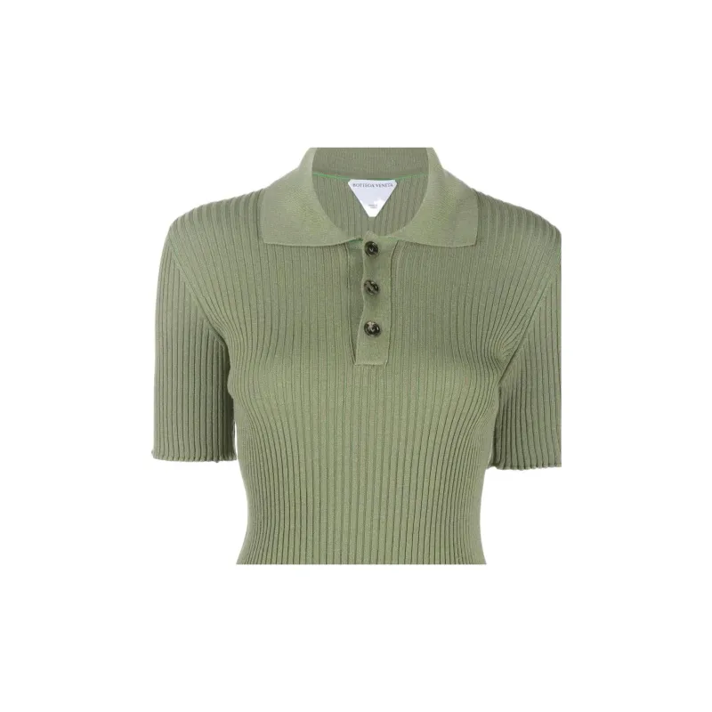 Bottega Veneta Polo Shirts Women's Green-3