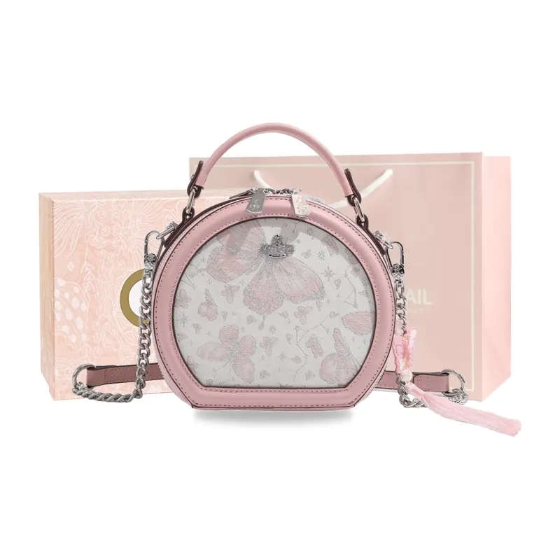 MISS GAIL PU Handbag Shoulder Bag Crossbody Bag Regular Women's Gray/Pink/Blue-31
