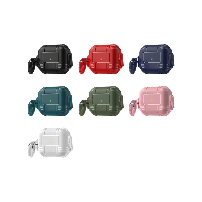 Tong Tong Rabbit Airpods Pro/pro2/Airpods3/Airpods1/2 TPU Apple Creative Switch Soft Shell Headphone Cases-3