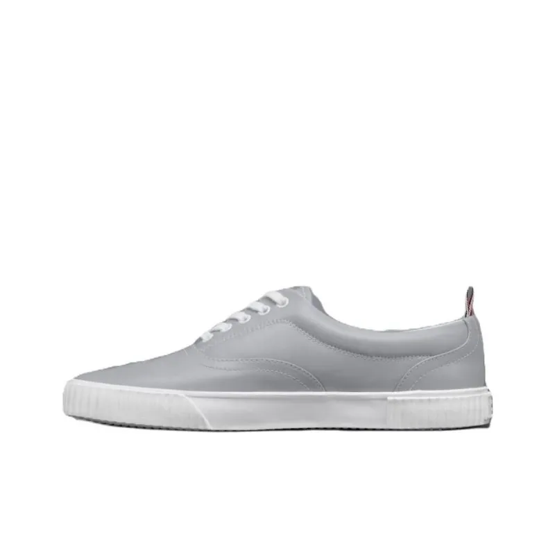 THOM BROWNE· Vitello Skateboard Shoes Men's Gray-0