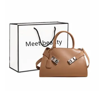 Fitchell Pu Handbag Crossbody Bag Regular Women's Khaki/White/Black/Brown