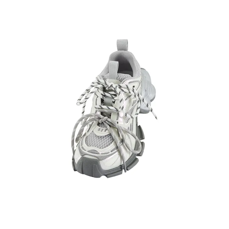 SUGARSU Low Top Chunky Sneakers Women's Mother of Pearl Color-1
