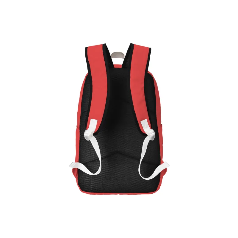 TURN UP Polyester Backpack Regular Unisex Red-2