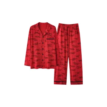 Urban Beauty Pajama Set Men's Red