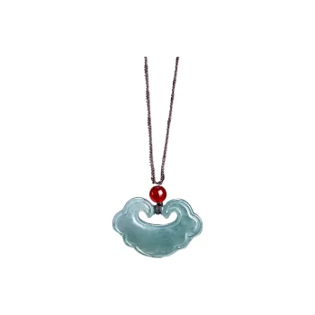 Emerald Glutinous Jade Jadeite Necklaces Unisex