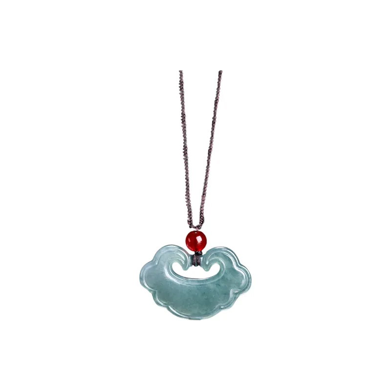Emerald Glutinous Jade Jadeite Necklaces Unisex-0