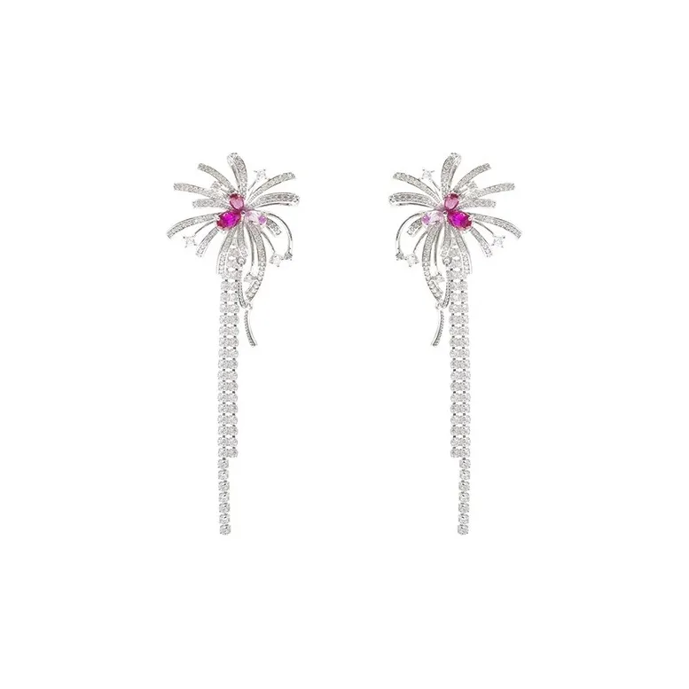 PARANOID PUPPY Zircon Earrings Women's-0