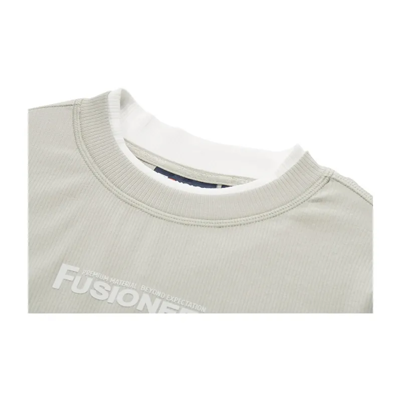 FILA FUSION T-Shirt Women's Duckling Gray-2