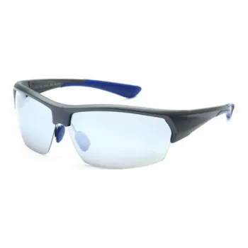 Skechers Plastic Square Sunglasses Men's Gray