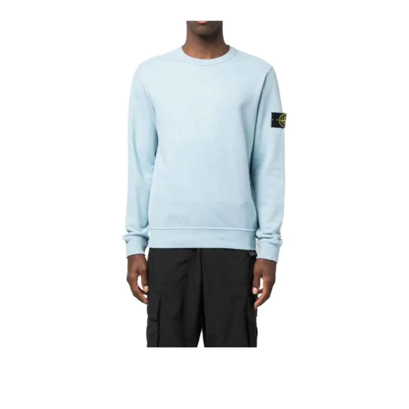 STONE ISLAND Sweatshirt Men's Sky Blue-1