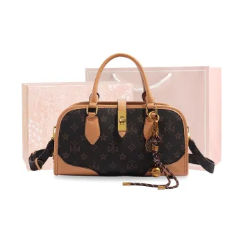 MISS GAIL Synthetic Leather Crossbody Bags Handbags Regular Women's Brown