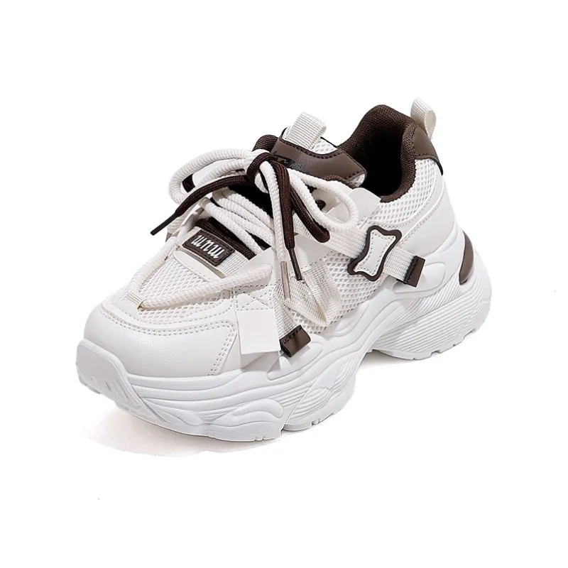 JOHLIN DREAM Height Increasing Breathable Low Top Chunky Sneakers Women's-8