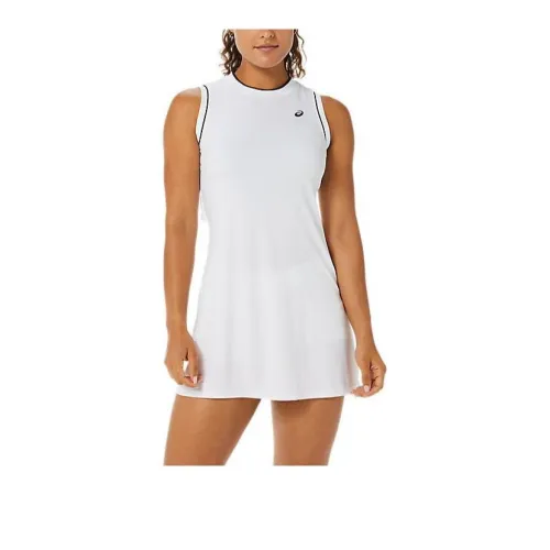 Asics Sleeveless Dresses Women's White