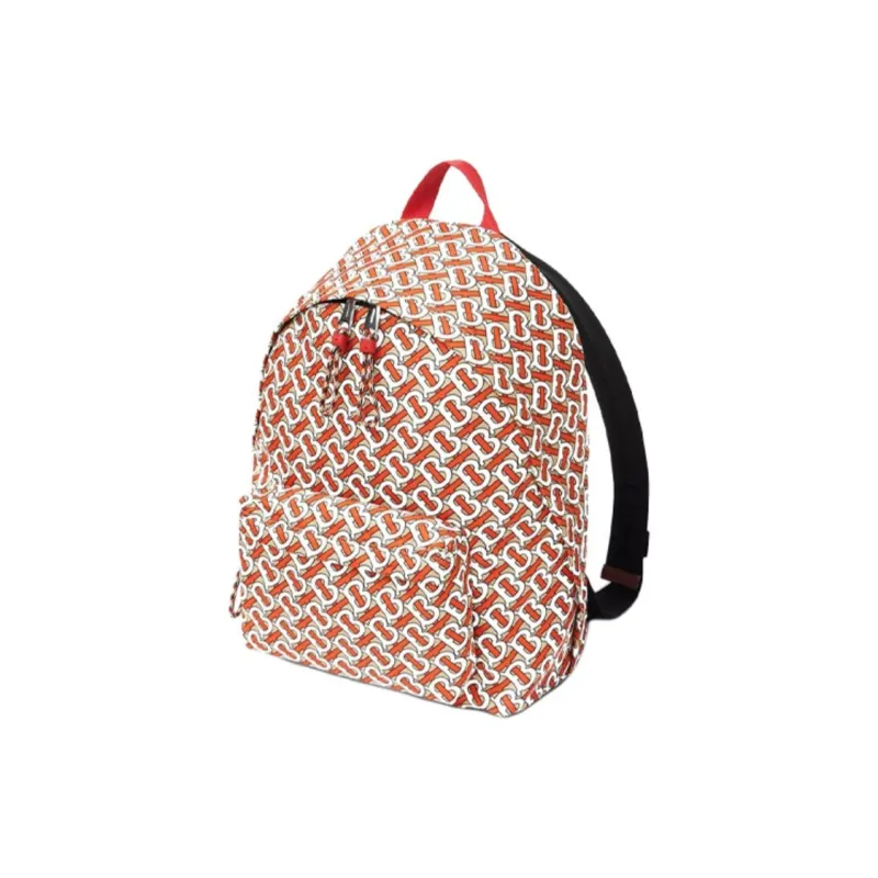 Burberry Cow Leather Backpack Women's Red-1