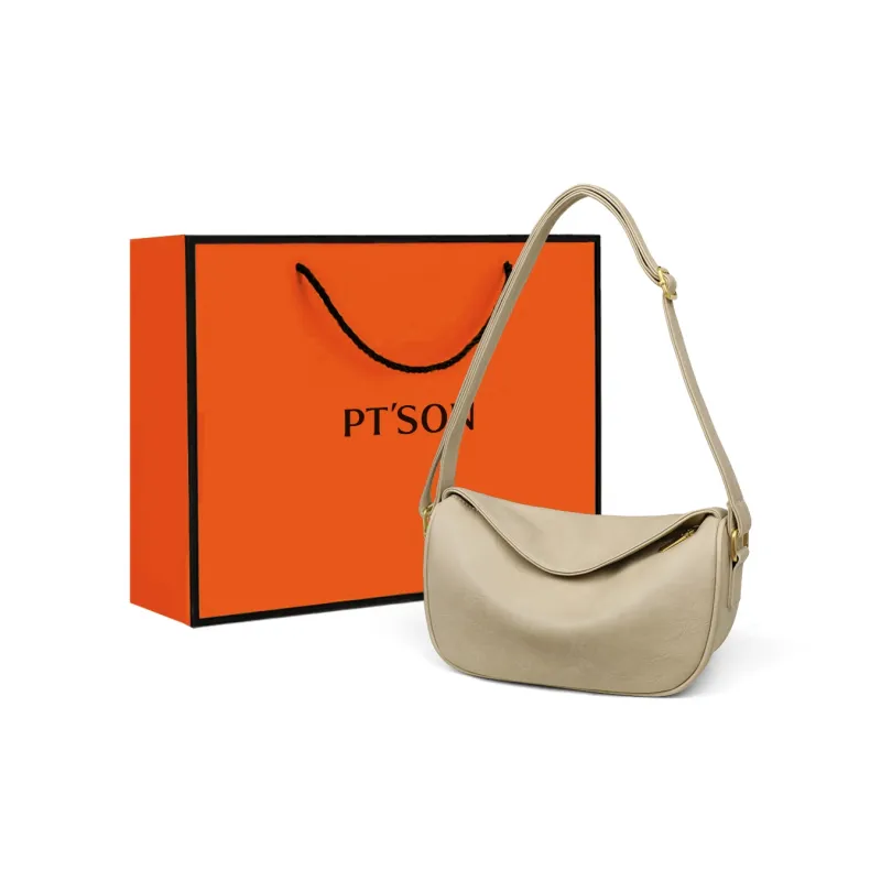 PT'SON Synthetic Leather Crossbody Bag Shoulder Bag Dumpling Bag Regular Women's Coffee/Khaki/Black-6