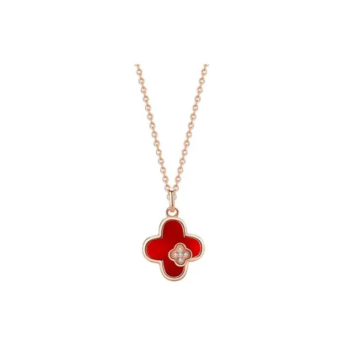 CHINA GOLD Agate Necklaces Women's