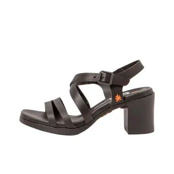 Art CANNES Strap Sandals 7.5cm Women's Black