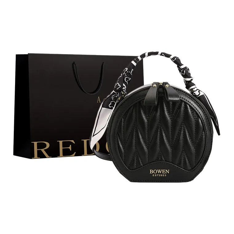 REDOO PU Shoulder Bags Handbags Women's Black/White/Brown/White/Brown/Black-9