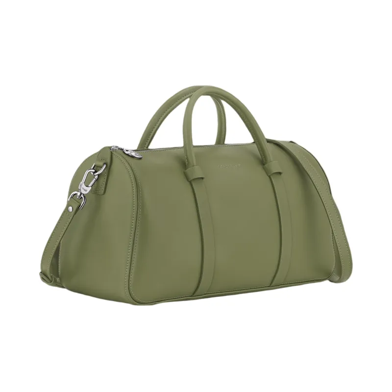 LONGCHAMP Daylong Cow Leather Shoulder Bag Crossbody Bag Handbag Large Size Women's Green-1
