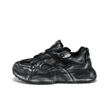 YUZHAOLIN Anti Slip Wear Resistant Low Top Chunky Sneakers Men's