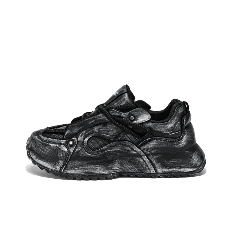 YUZHAOLIN Anti Slip Wear Resistant Low Top Chunky Sneakers Men's-0