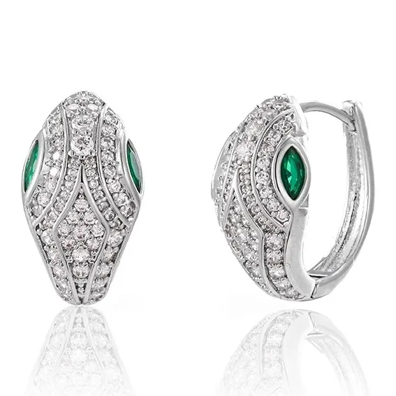 KING OF BLING 925 Sterling Silver Pin, Alloy, Zircon Stud Earrings Unisex-0