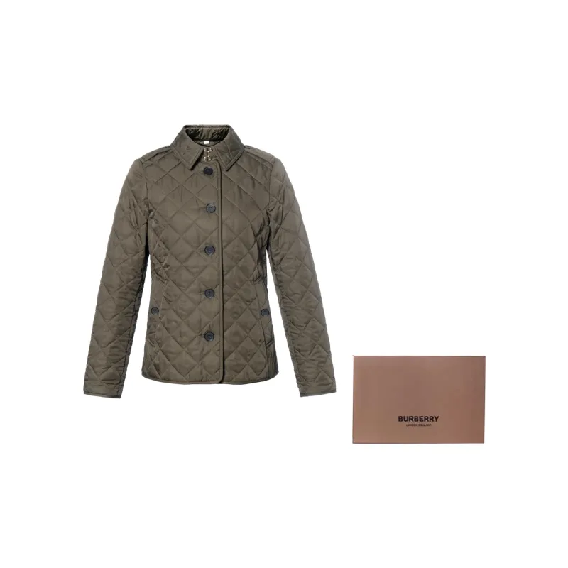 Burberry Jackets Women's Green-16