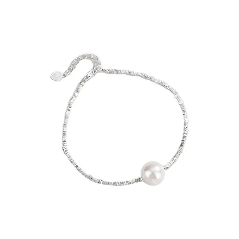 Luo Manyu S925 Silver Artificial Pearl Bracelets Women's-0