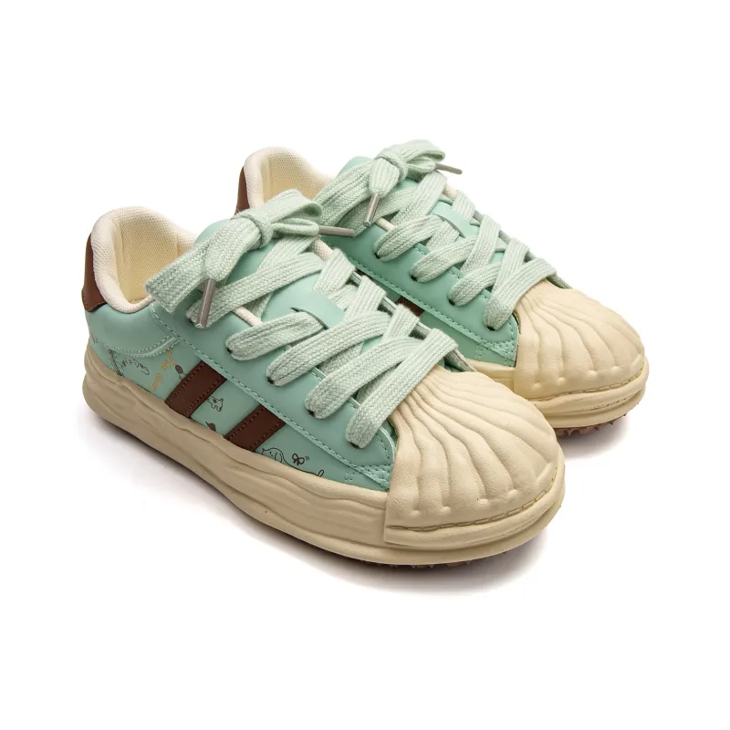 STAE Anti-Slip Wear-Resistant Low-Top Skateboard Shoes Women's Box Included-2