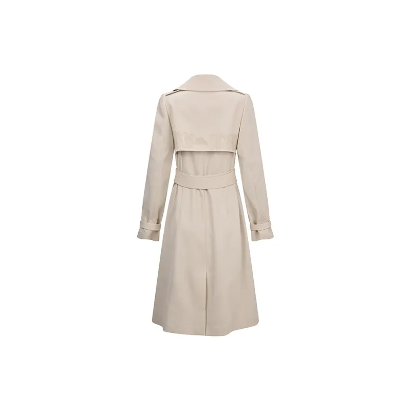 RARE Trench Coat Women's Light Khaki-2