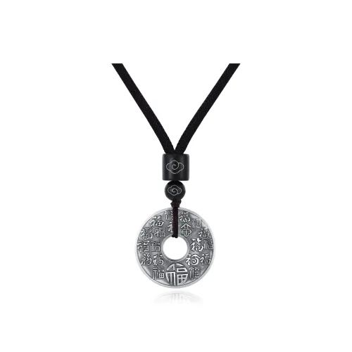 FAIRWHALE 999 Fine Silver Sterling Silver Necklaces Unisex