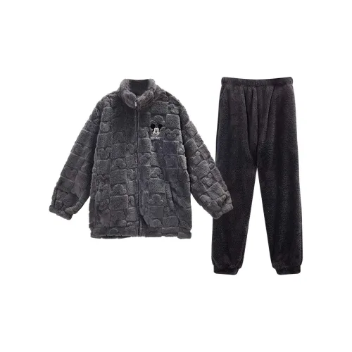 GUKOO x Disney Mickey Series Pajama Set Men's Dark Gray