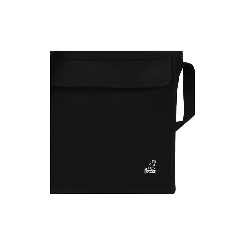 KANGOL Canvas Canvas Bag Tote Bag Shopping Bag Shoulder Bag Crossbody Bag Handbag Regular Unisex Black-4